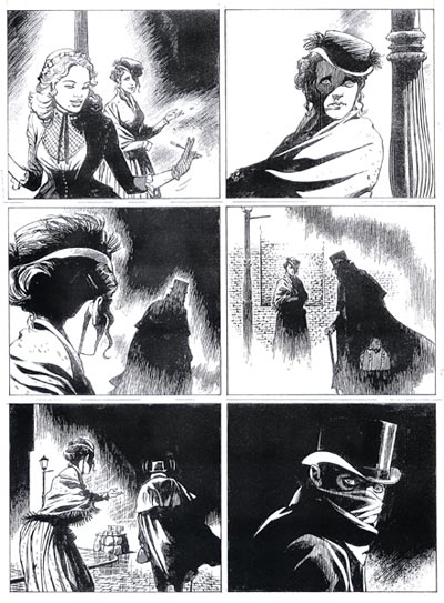 Tavola tratta dal numero 136<br>disegni di Stefano Andreucci<br><i>(c) 2010 Sergio Bonelli Editore</i>