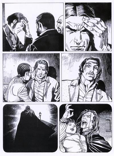 Tavola tratta dal numero 136 Tavola tratta dal numero 136<br>disegni di Stefano Andreucci<br><i>(c) 2010 Sergio Bonelli Editore</i>