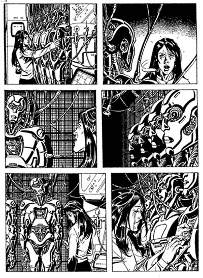Tavola tratta dal numero 235<br>disegni di Andrea Cascioli<br><i>(c) 2010 Sergio Bonelli Editore</i>