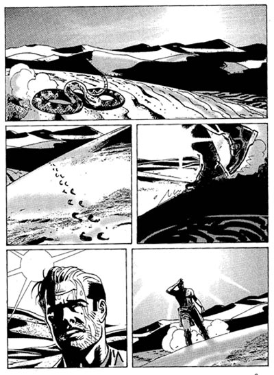 Tavola tratta dal numero 236 Tavola tratta dal numero 236<br>disegni di Romeo Toffanetti<br><i>(c) 2010 Sergio Bonelli Editore</i>