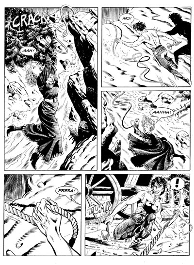 Tavola tratta dallo Speciale numero 24 Tavola tratta dallo Speciale numero 24<br>disegni di Marcello Mangiantini<br><i>(c) 2010 Sergio Bonelli Editore</i>