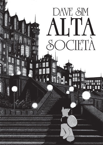 Cerebus Cerebus<br>la copertina dell'albo<br><i>(c) 2010 Black Velvet</i>