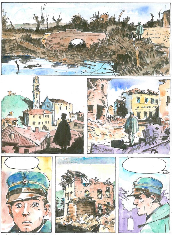 Tavola tratta dal Volume 1, Episodio 3 - La Cura Tavola tratta dal Volume 1, Episodio 3 - La Cura<br>disegni e colori di Ivo Milazzo<br><i>(c) 2011 Edizioni San Paolo</i>