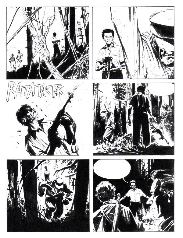 Tavola tratta dal Volume 2, Episodio 4 - Il Postino Tavola tratta dal Volume 2, Episodio 4 - Il Postino<br>disegni di Pasquale Frisenda<br><i>(c) 2011 Edizioni San Paolo</i>