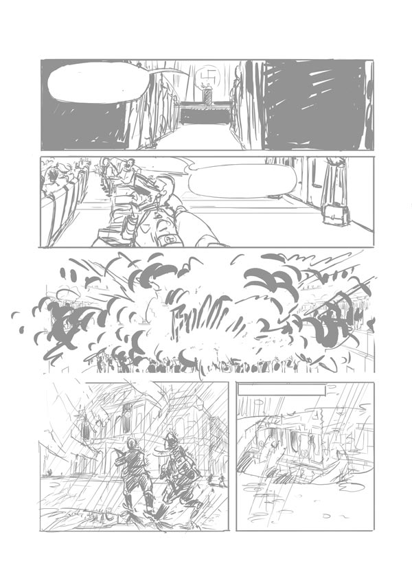 Giorgio Perlasca. Un uomo comune - Tavola 28 layout<br>disegni Ennio Bufi<br><i>(c) 2011 ReNoir</i>
