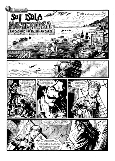 Cronaca Comics Numero 8 - Gli Immortali<br>disegni di Vincenzo Riccardi<br><i>(c) 2011 Salvatore Taormina</i>