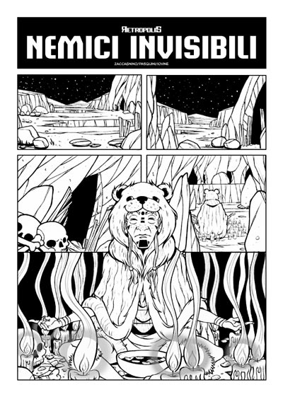 Cronaca Comics Numero 8 - Retropolis<br>disegni di Marina Iovine<br><i>(c) 2011 Salvatore Taormina</i>