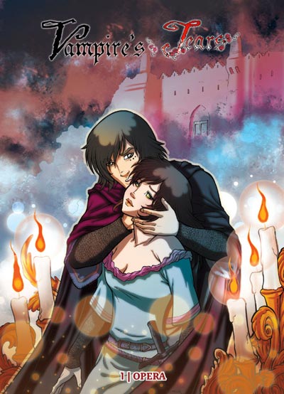 Vampire's Tears numero 1<br>disegni di Elena Mirulla, colori Marina Iovine<br><i>(c) 2011 Salvatore Taormina</i>