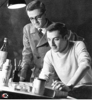 Magnus & Bunker Magnus & Bunker<br>Roberto Raviola (a destra) e Luciano Secchi nel 1967<br><i>(c) degli aventi diritto</i>