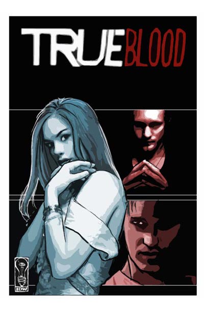 Sketch Cover True Blood #1 edizione USA<br>disegni di David Messina<br><i>(c) 2011 IDW</i>