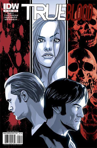 Cover True Blood #4 edizione USA<br>disegni di David Messina, chine di Gaetano Carlucci & David Messina, colori di Giovanna Niro<br><i>(c) 2011 IDW</i>