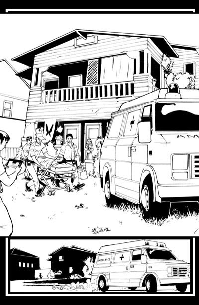 Tavola tratta da True Blood: Dal tramonto all’alba<br>disegni di Serena Ficca<br><i>(c) 2011 IDW</i>