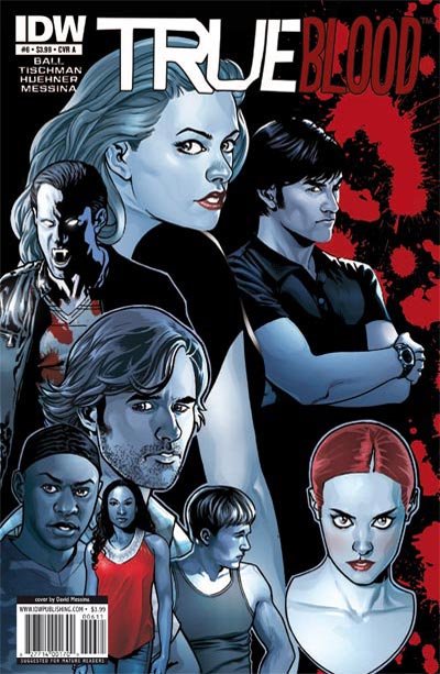 Cover True Blood #6 edizione USA Cover True Blood #6 edizione USA<br>disegni di David Messina, chine di Gaetano Carlucci & David Messina, colori di Giovanna Niro<br><i>(c) 2011 IDW</i>