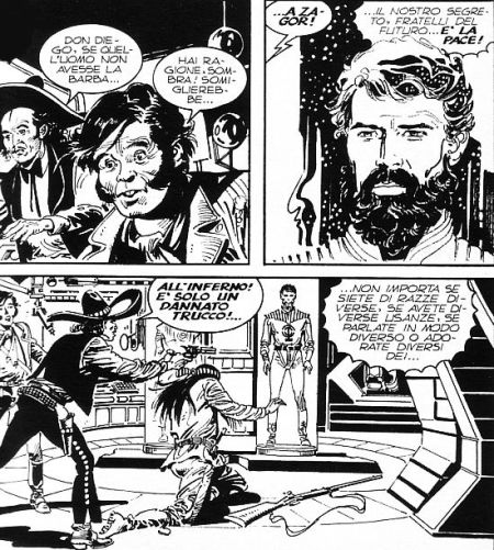 Pahana<br>disegni di Alessandro Chiarolla, Zagor n.357<br><i>(c) 1995 Sergio Bonelli Editore</i>
