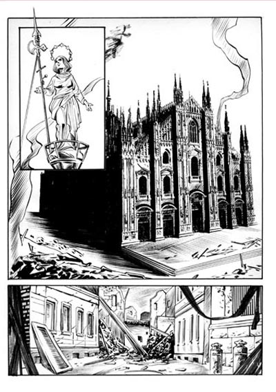 Volume 2 - Tavola 5 bianco e nero<br>disegni di Sergio Gerasi<br><i>(c) 2011 ReNoir</i>