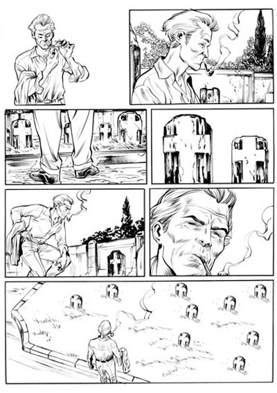 Volume 2 - Tavola 20 bianco e nero<br>disegni di Sergio Gerasi<br><i>(c) 2011 ReNoir</i>