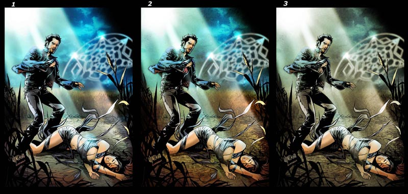 The Secret - Cover Numero 1 prove colore<br>disegni di Emanuela Lupacchino, colori di Massimiliano Guadagni<br><i>(c) 2011 Giuseppe Di Bernardo & Edizioni Star Comics</i>