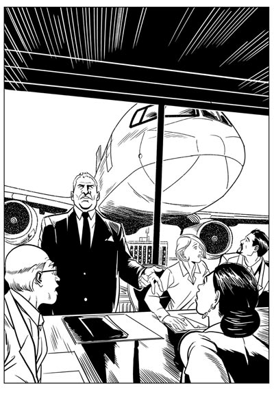 The Secret numero 1 - Tavola 4<br>matite di Michela Da Sacco e Daniele Statella, chine di Fabio Piacentini<br><i>(c) 2011 Giuseppe Di Bernardo & Edizioni Star Comics</i>