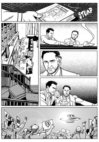 The Secret numero 1 - Tavola 38<br>matite di Michela Da Sacco e Daniele Statella, chine di Fabio Piacentini<br><i>(c) 2011 Giuseppe Di Bernardo & Edizioni Star Comics</i>
