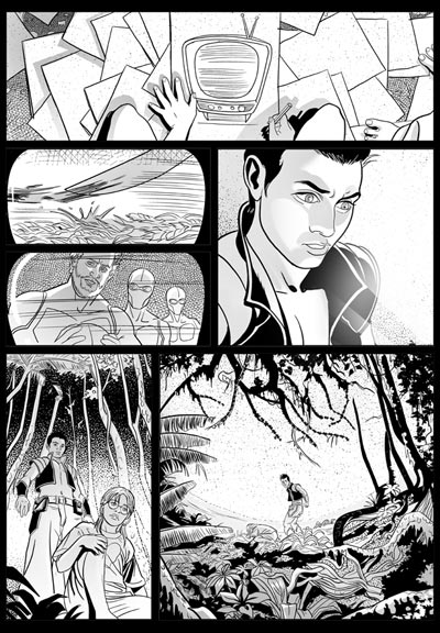 The Secret numero 1 - Tavola 78<br>matite di Michela Da Sacco e Daniele Statella, chine di Fabio Piacentini<br><i>(c) 2011 Giuseppe Di Bernardo & Edizioni Star Comics</i>