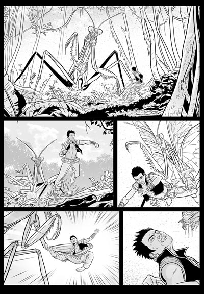 The Secret numero 1 - Tavola 79<br>matite di Michela Da Sacco e Daniele Statella, chine di Fabio Piacentini<br><i>(c) 2011 Giuseppe Di Bernardo & Edizioni Star Comics</i>