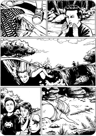 The Secret numero 2 - Tavola 11<br>disegni di Rosario Raho<br><i>(c) 2011 Giuseppe Di Bernardo & Edizioni Star Comics</i>