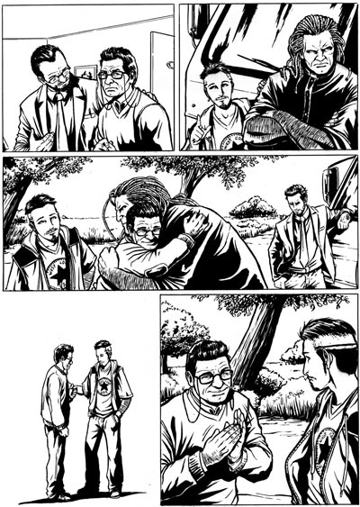 The Secret numero 2 - Tavola 19<br>disegni di Rosario Raho<br><i>(c) 2011 Giuseppe Di Bernardo & Edizioni Star Comics</i>