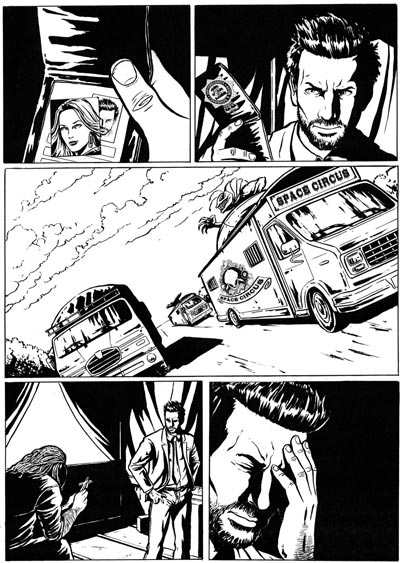 The Secret numero 2 - Tavola 21<br>disegni di Rosario Raho<br><i>(c) 2011 Giuseppe Di Bernardo & Edizioni Star Comics</i>