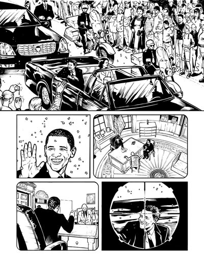 The Secret numero 3 - Tavola 1<br>disegni di Walter Trono<br><i>(c) 2011 Giuseppe Di Bernardo & Edizioni Star Comics</i>