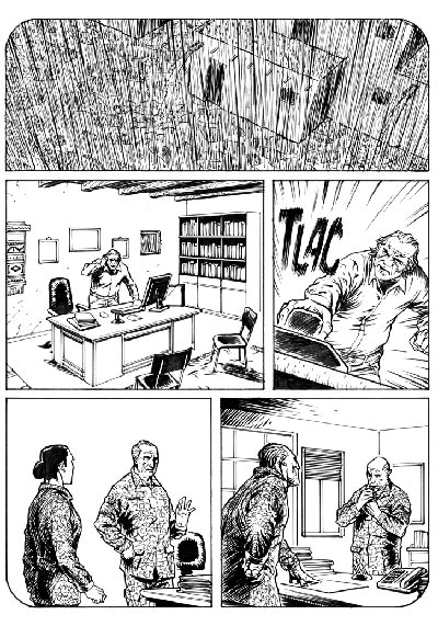 The Secret numero 4 - Tavola 9<br>disegni di Massimiliano Bergamo<br><i>(c) 2011 Giuseppe Di Bernardo & Edizioni Star Comics</i>