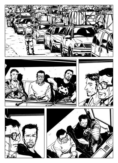 The Secret numero 5 - Tavola 4<br>disegni di Fabrizio Galliccia<br><i>(c) 2011 Giuseppe Di Bernardo & Edizioni Star Comics</i>