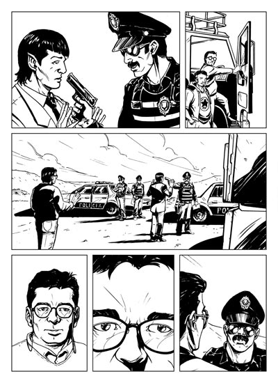 The Secret numero 5 - Tavola 7<br>disegni di Fabrizio Galliccia<br><i>(c) 2011 Giuseppe Di Bernardo & Edizioni Star Comics</i>