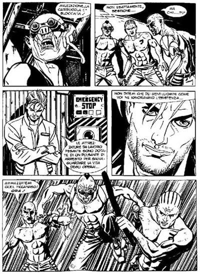 Tavola tratta dall'Albo Maxi numero 7 Tavola tratta dall'Albo Maxi numero 7<br>disegni di MAtteo Resinanti e Antonella Vicari<br><i>(c) 2011 Sergio Bonelli Editore</i>