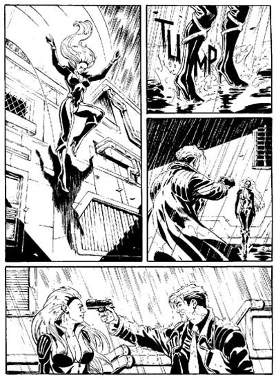 Tavola tratta dal numero 241<br>disegni di Simona Denna e Silvia Corbetta<br><i>(c) 2011 Sergio Bonelli Editore</i>