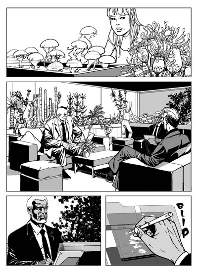 Tavola tratta dal numero 240<br>disegni di Fabio Jacomelli<br><i>(c) 2010 Sergio Bonelli Editore</i>