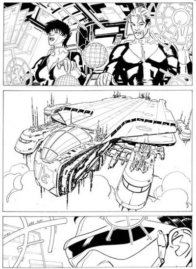 Tavola tratta dall'Albo Color Fest Tavola tratta dall'Albo Color Fest<br>disegni di Roberto De Angelis<br><i>(c) 2011 Sergio Bonelli Editore</i>