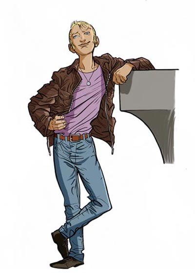 Studio Personaggi: Assef<br>disegni di Fabio Celoni, colori di Mirka Andolfo<br><i>(c) 2011 Edizioni Piemme</i>