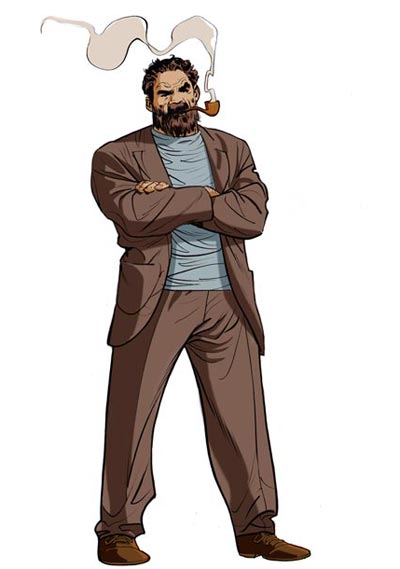 Studio Personaggi: Baba<br>disegni di Fabio Celoni, colori di Mirka Andolfo<br><i>(c) 2011 Edizioni Piemme</i>