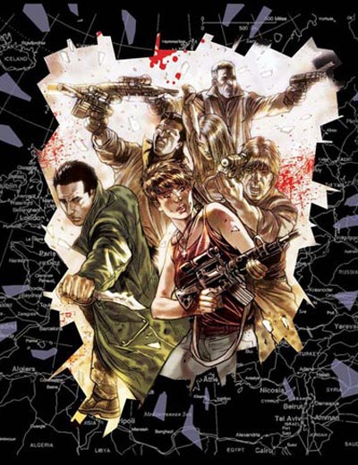 N.O.X. - Cover Numero 1<br>disegni e colori di Marco Turini<br><i>(c) 2011 Alessandro Bottero & Edizioni Star Comics</i>