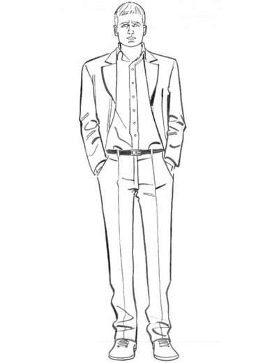 Studio Personaggi: Agente N.O.X.<br>disegni di Matteo Giurlanda<br><i>(c) 2011 Alessandro Bottero & Edizioni Star Comics</i>
