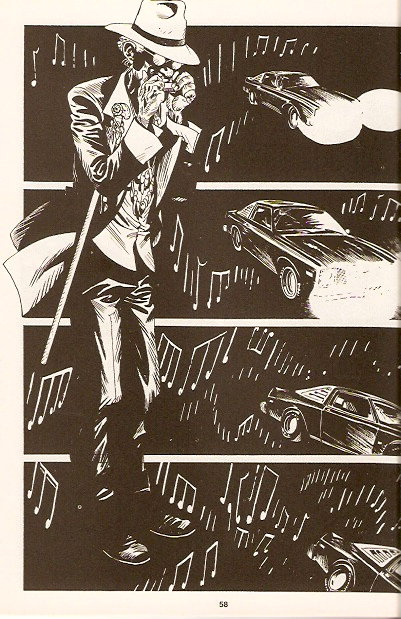 Il Bluesman Il Bluesman<br>tavola di M. Di Vincenzo, Cassidy n.1, pag.58<br><i>(c) 2010 Sergio Bonelli editore</i>