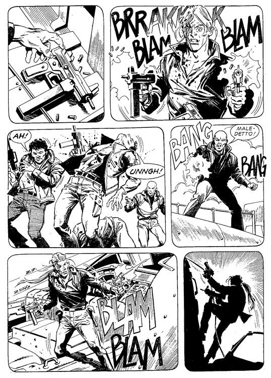 Demian in azione! Demian in azione!<br>disegni di Fabrizio Busticchi e Luana Paesani<br><i>(c) 2011 Sergio Bonelli Editore</i>