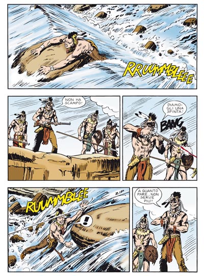 Tavola tratta dal numero 551<br>disegni di Gallieno Ferri<br><i>(c) 2011 Sergio Bonelli Editore</i>