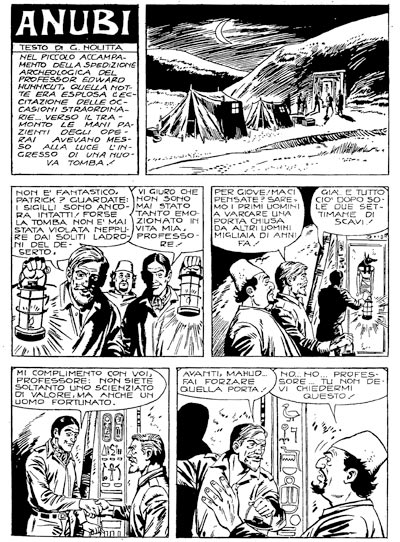 Tavola tratta dallo Speciale RiminiComicx<br>disegni di Frank Donatelli<br><i>(c) 2011 Cartoon Club & Sergio Bonelli Editore</i>