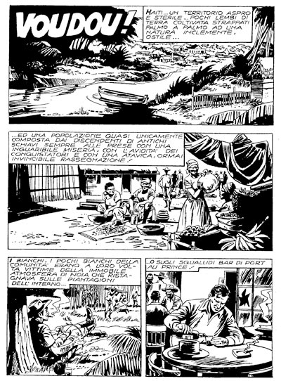 Tavola tratta dallo Speciale RiminiComicx<br>disegni di Frank Donatelli<br><i>(c) 2011 Cartoon Club & Sergio Bonelli Editore</i>