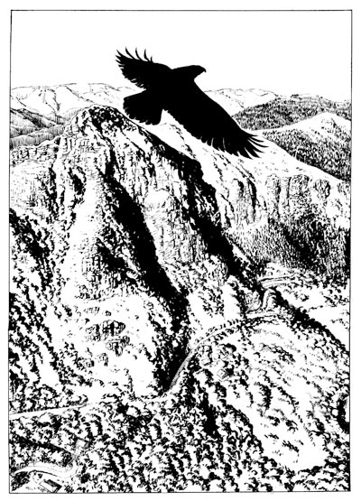 Tavola tratta dal romanzo a fumetti Stria<br>disegni di Luigi Simeoni<br><i>(c) 2011 Sergio Bonelli Editore</i>