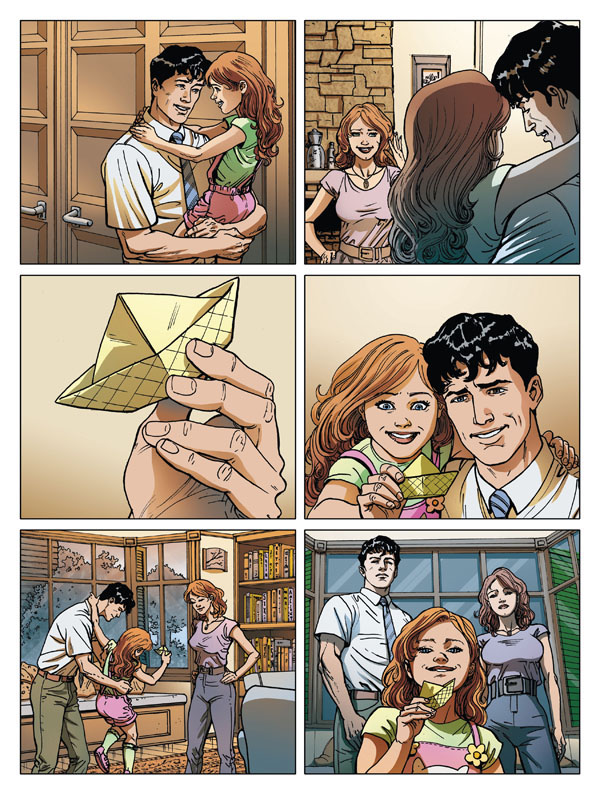 Family portrait<br>p. 109 dell'albo, disegni di Valentina Romeo<br><i>(c) 2011 Sergio Bonelli Editore</i>