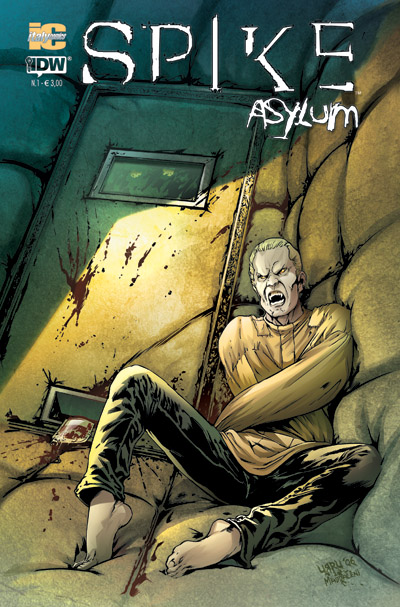La copertina di Spike Asylum<br>disegni di Franco Urru<br><i>(c) 2011 Italycomics</i>