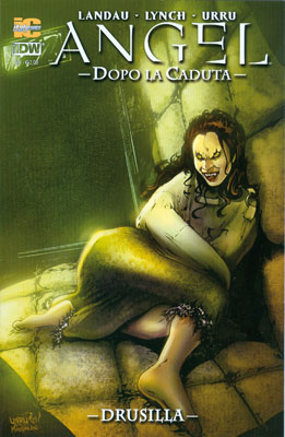 La copertina di Drusilla Angel<br>disegni di Franco Urru<br><i>(c) 2011 Italycomics</i>