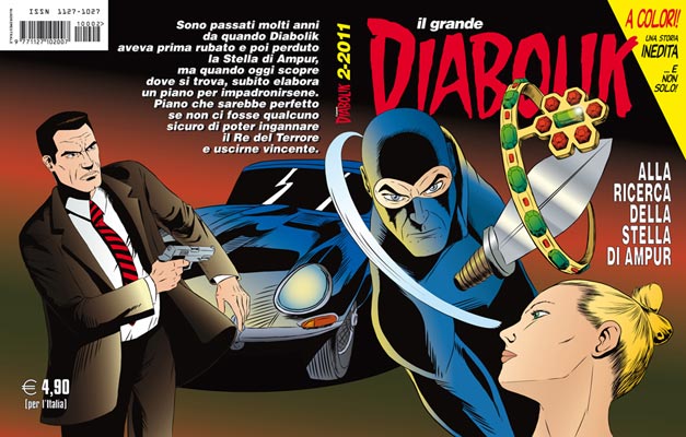 Cover Diabolik il Grande II-2011<br>disegni di Agnese Storer<br><i>(c) 2011 Astorina</i>
